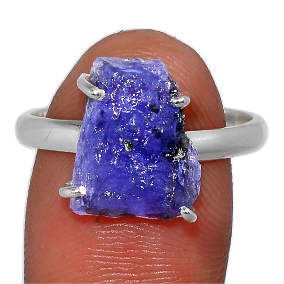 Genuine Tanzanite rings size 9 - Picture 2 of 4